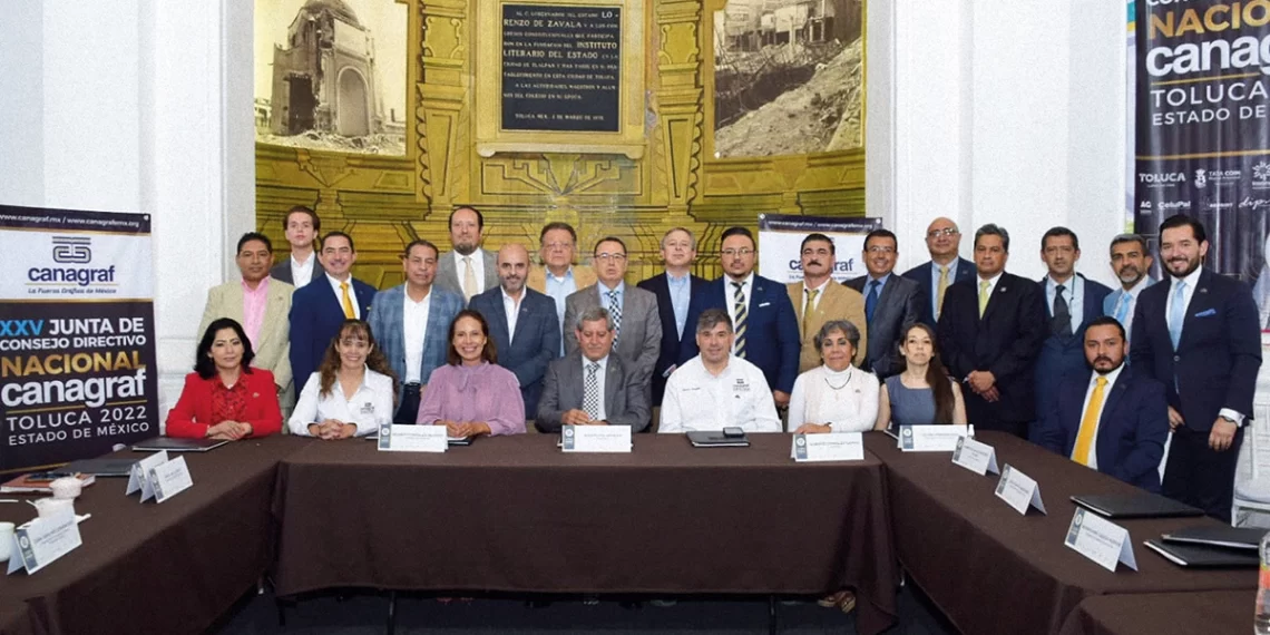 Celebra Canagraf junta de consejo en Toluca